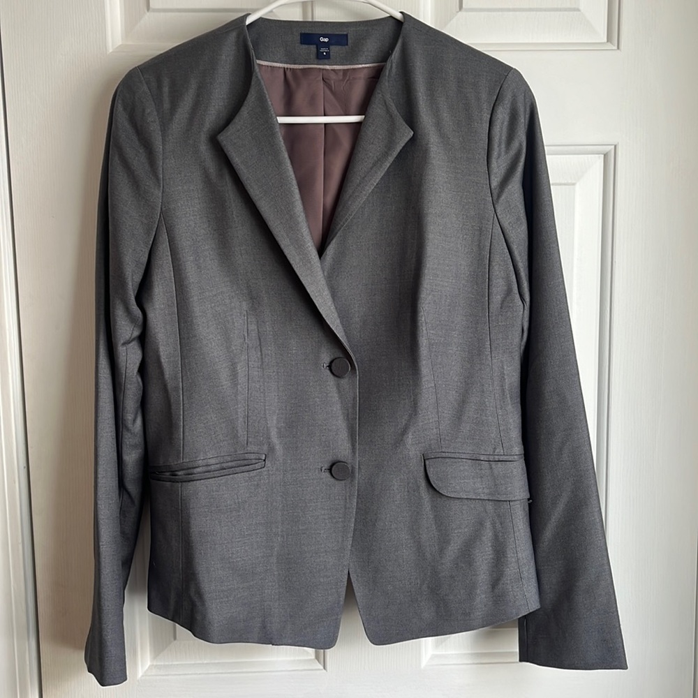 Gap women's blazer gray size 6